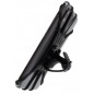 Suport telefon bicicleta, material antiaderent, unghi reglabil, universal, silicon, negru Suport telefon bicicleta, material antiaderent, unghi reglabil, universal, silicon, negru