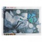 Set broderie cu diamante, model pisica, accesorii incluse, dimensiune 30x40 cm