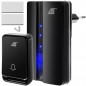 Sonerie poarta wireless, 51 sunete, 3 trepte volum, silent mode, IP44, 90dB, negru Sonerie poarta wireless, 51 sunete, 3 trepte volum, silent mode, IP44, 90dB, negru