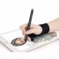 Manusa anti-frecare pentru tableta grafica, marime M, lycra, 21x8,5cm, negru