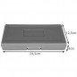 Set chei tubulare, 40 piese, adaptor, extensie, maner transport, otel carbon/crom, argintiu
