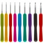 Set accesorii crosetat, 86 bucati, husa depozitare, multicolor Set accesorii crosetat, 86 bucati, husa depozitare, multicolor