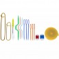 Set accesorii crosetat, 86 bucati, husa depozitare, multicolor Set accesorii crosetat, 86 bucati, husa depozitare, multicolor