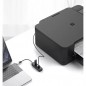 Hub USB 3.0, 4 porturi, iluminare LED, cablu inclus, 500-900mAh, 5V, 10,5x3,5x2cm, negru Hub USB 3.0, 4 porturi, iluminare LED, cablu inclus, 500-900mAh, 5V, 10,5x3,5x2cm, negru