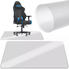 Covoras scaun birou, universal, polipropilena, 130x90cm, semi-transparent