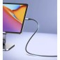Cablu USB Type C, mufa 90 grade, tensiune 5A/20V, 100W, aluminiu si PC