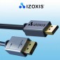 Cablu HDMI audio/video tata - tata, rezolutie 4K, cablu 200 cm, gri Cablu HDMI audio/video tata - tata, rezolutie 4K, cablu 200 cm, gri