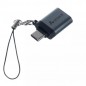 Adaptor Izoxis USB-C - USB 3.0, tehnologie OTG, 5Gb/s, 0,5A, metal/PVC, 3x0,8x2 cm