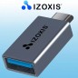 Adaptor USB 3.0 - USB type C, tehnologie OTG, 5Gb/s, 0,5A, metal/PVC, 3x0,7x1,5 cm Adaptor USB 3.0 - USB type C, tehnologie OTG, 5Gb/s, 0,5A, metal/PVC, 3x0,7x1,5 cm