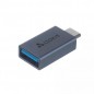 Adaptor USB 3.0 - USB type C, tehnologie OTG, 5Gb/s, 0,5A, metal/PVC, 3x0,7x1,5 cm Adaptor USB 3.0 - USB type C, tehnologie OTG, 5Gb/s, 0,5A, metal/PVC, 3x0,7x1,5 cm
