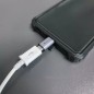 Adaptor USB Type C - USB B 2.0, conector Micro USB, tehnologie OTG, 480mb/s, 2,1A, metal/PVC, 2,3x0,6x1,1 cm
