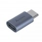 Adaptor USB Type C - USB B 2.0, conector Micro USB, tehnologie OTG, 480mb/s, 2,1A, metal/PVC, 2,3x0,6x1,1 cm