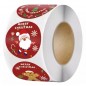 Set 500 stickere Craciun, 8 modele autoadezive, diametru 3,8 cm Set 500 stickere Craciun, 8 modele autoadezive, diametru 3,8 cm