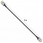 Cablu HDMI 2.0, rezolutie 8K, varfuri placate cu aur, cupru si PVC, negru/gri