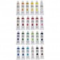 Set vopsele acrilice, 24 bucati, 24 culori, inodore, non-toxice, 12 ml, multicolor