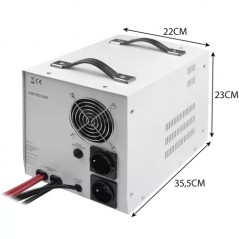 Invertor Sinus PRO 2000E, 3 functii, convertor DC/AC, sursa alimentare UPS, incarcator automat, 2000VA, 45/65Hz, 22x33,5x23cm