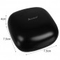 Casti wireless in ear cu powerbank 5.0, intrare microUSB, bluetooth, 400mAh, ABS/PC, 4,5x7,5x4cm, negru Casti wireless in ear cu powerbank 5.0, intrare microUSB, bluetooth, 400mAh, ABS/PC, 4,5x7,5x4cm, negru