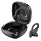 Casti wireless in ear cu powerbank 5.0, intrare microUSB, bluetooth, 400mAh, ABS/PC, 4,5x7,5x4cm, negru