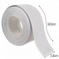Banda autoadeziva pentru etansare, waterproof, PVC, 3,2 m x 3,6 cm, alb Banda autoadeziva pentru etansare, waterproof, PVC, 3,2 m x 3,6 cm, alb