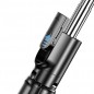 Selfie stick/trepied 2 in 1, telecomanda, Bluetooth, multifunctional, plastic/aluminiu, negru Selfie stick/trepied 2 in 1, telecomanda, Bluetooth, multifunctional, plastic/aluminiu, negru