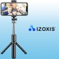 Selfie stick/trepied 2 in 1, telecomanda, Bluetooth, multifunctional, plastic/aluminiu, negru Selfie stick/trepied 2 in 1, telecomanda, Bluetooth, multifunctional, plastic/aluminiu, negru