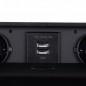 Priza incorporabila, intrare USB, impamantare schuko, universala, 2P/Z, 3300W, negru