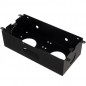 Priza incorporabila, intrare USB, impamantare schuko, universala, 2P/Z, 3300W, negru