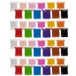 Set modelare plastilina, 48 bucati, 12 culori diferite, pungi 10 g, accesorii modelare, multicolor