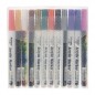 Set markere acrilice, 12 bucati, uscare rapida, universale, 12 culori, aplicare pe toate suprafetele