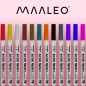 Set markere acrilice, 12 bucati, uscare rapida, universale, 12 culori, aplicare pe toate suprafetele