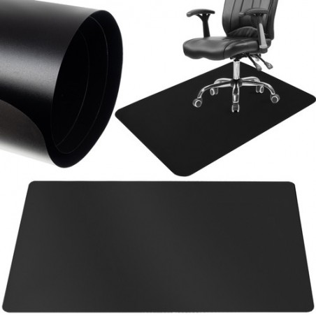 Covoras protectie pardoseala, pentru scaun birou, polipropilena, 1.4 x 1 m, negru