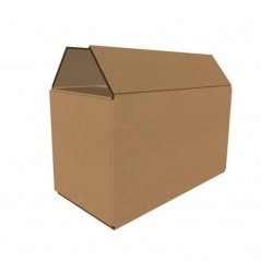 Cutie carton 240x140x106 mm, natur 3 straturi,  ondula C, 420 g/mp