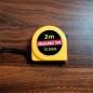 Ruleta de masurare, lungime 2 m, banda metalica 12.5 mm, sistem de blocare, carcasa plastic