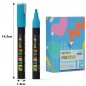 Set 12 markere acrilice permanente ptr orice suprafata, 2-3 mm,12 culori