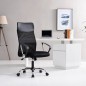 Scaun ergonomic de birou, directorial, spatar inalt, inaltime reglabila, sezut inclinabil, negru Scaun ergonomic de birou, directorial, spatar inalt, inaltime reglabila, sezut inclinabil, negru