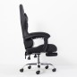 Scaun ergonomic pentru gaming, cotiere, tetiera, suport lombar, spatar rabatabil, suport picioare, inaltime reglabila Scaun ergonomic pentru gaming, cotiere, tetiera, suport lombar, spatar rabatabil, suport picioare, inaltime reglabila