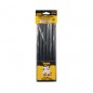 Batoane de silicon negru, diametru 11 mm, 6 buc, pentru pistol de lipit Batoane de silicon negru, diametru 11 mm, 6 buc, pentru pistol de lipit