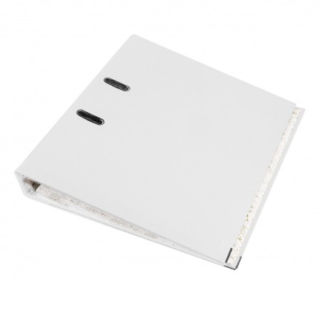 Biblioraft alb A4 pentru documente administrative – Cotor 5 cm, Bordura Metalica, 350 Coli