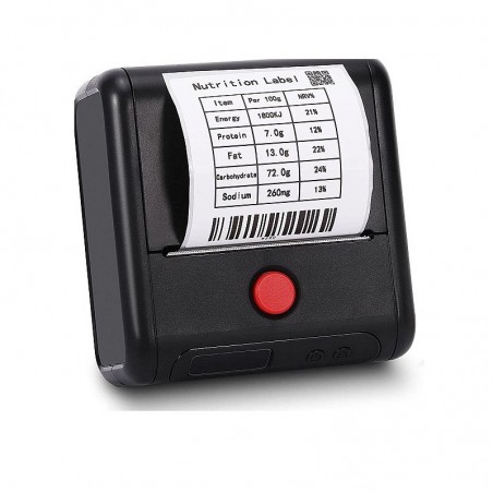 Imprimanta termica mobila, 80 mm, USB, Bluetooth, Windows, Android, iOS, negru, RESIGILAT