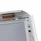 Rama click aluminiu, expunere afise si postere in format A0, colturi drepte, fixare orizontala sau verticala pe perete