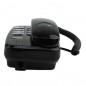 Telefon fix cu fir, montabil pe perete tastatura iluminata, redial, mute, flash, negru, RESIGILAT