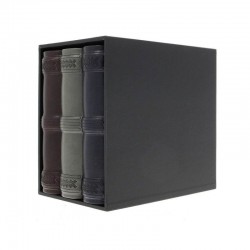 Set 3 albume foto 10x15, elegant, 600 poze, piele ecologica, cutie decorativa lemn, RESIGILAT