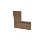 Coltare carton, interior captusit cu burete, forma L, set 4 bucati, 10x10.2x2.5 cm