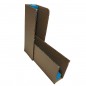 Coltare carton, interior captusit cu burete, forma L, set 4 bucati, 10x10.2x2.5 cm