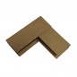 Coltare carton, interior captusit cu burete, forma L, set 4 bucati, 10x10.2x2.5 cm