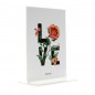 Rama transparenta tip suport, forma T, format 15 x 21 cm, plexiglas