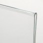 Rama transparenta tip suport, forma T, format 15 x 21 cm, plexiglas