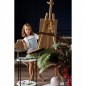 Sevalet pictura, inaltime si unghi inclinare reglabile, 139 cm, lemn