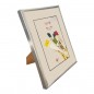 Rama foto Lottie, design clasic, format 15x21, argintiu
