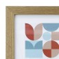 Rama foto Enid 10x15 cm, design clasic, suport fixare birou, lemn natur